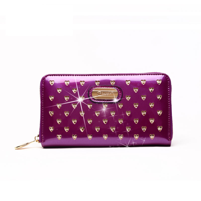 Women's RFID BLOCKING Purple Leather Wallet Ladies Purse With A Large  Zipped Coin Pocket Pouch ID Window and Credit Card Holder 5530 - Etsy